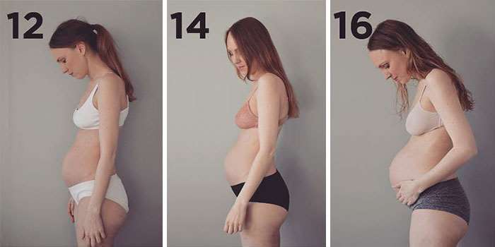 Galerie - Těhotenství s trojčaty týden po týdnu. Podívejte se na neskutečnou proměnu ženského těla – Maminka.cz